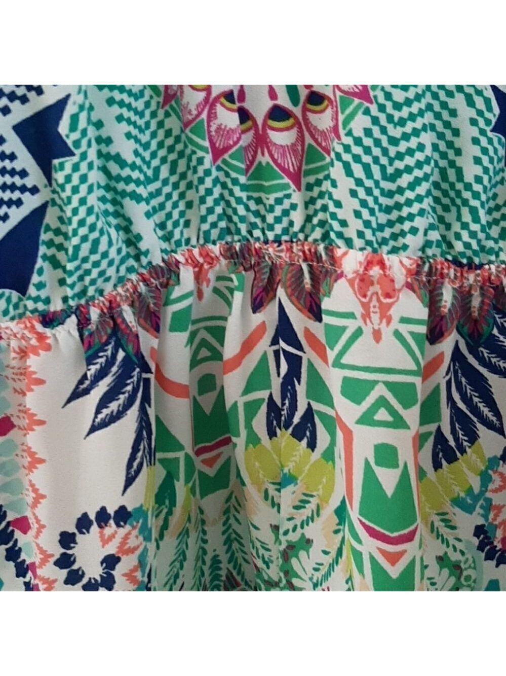City Triangles Coloful Romper - Picture 4 of 13